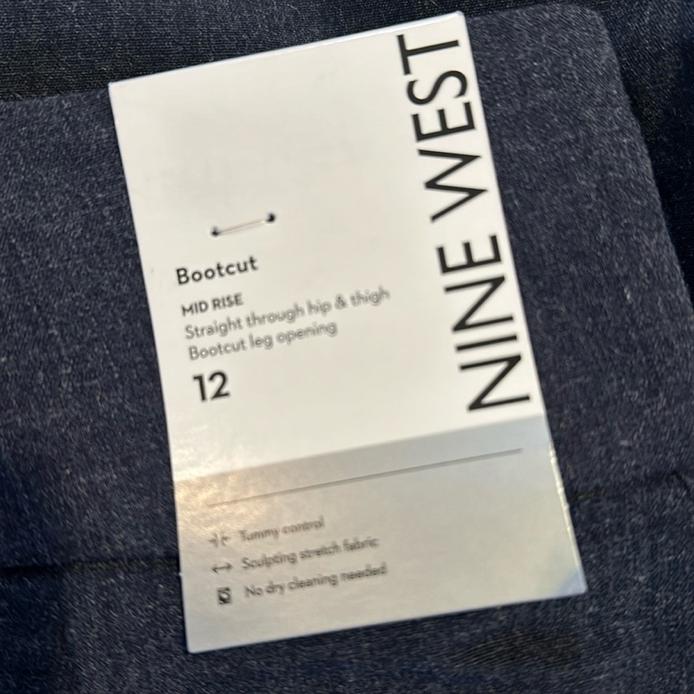 Nine West bootcut mid rise. Size 12